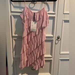 Light Pink Rhinestone Dress